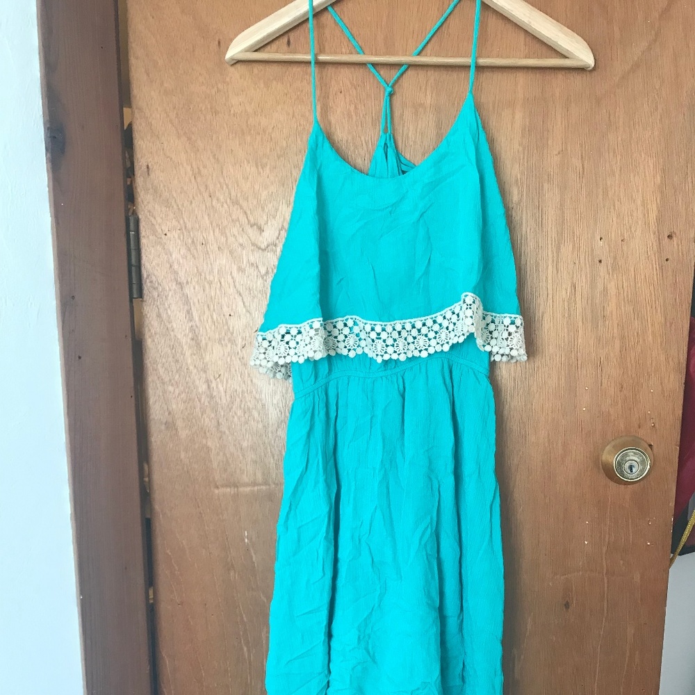 Turquoise dress